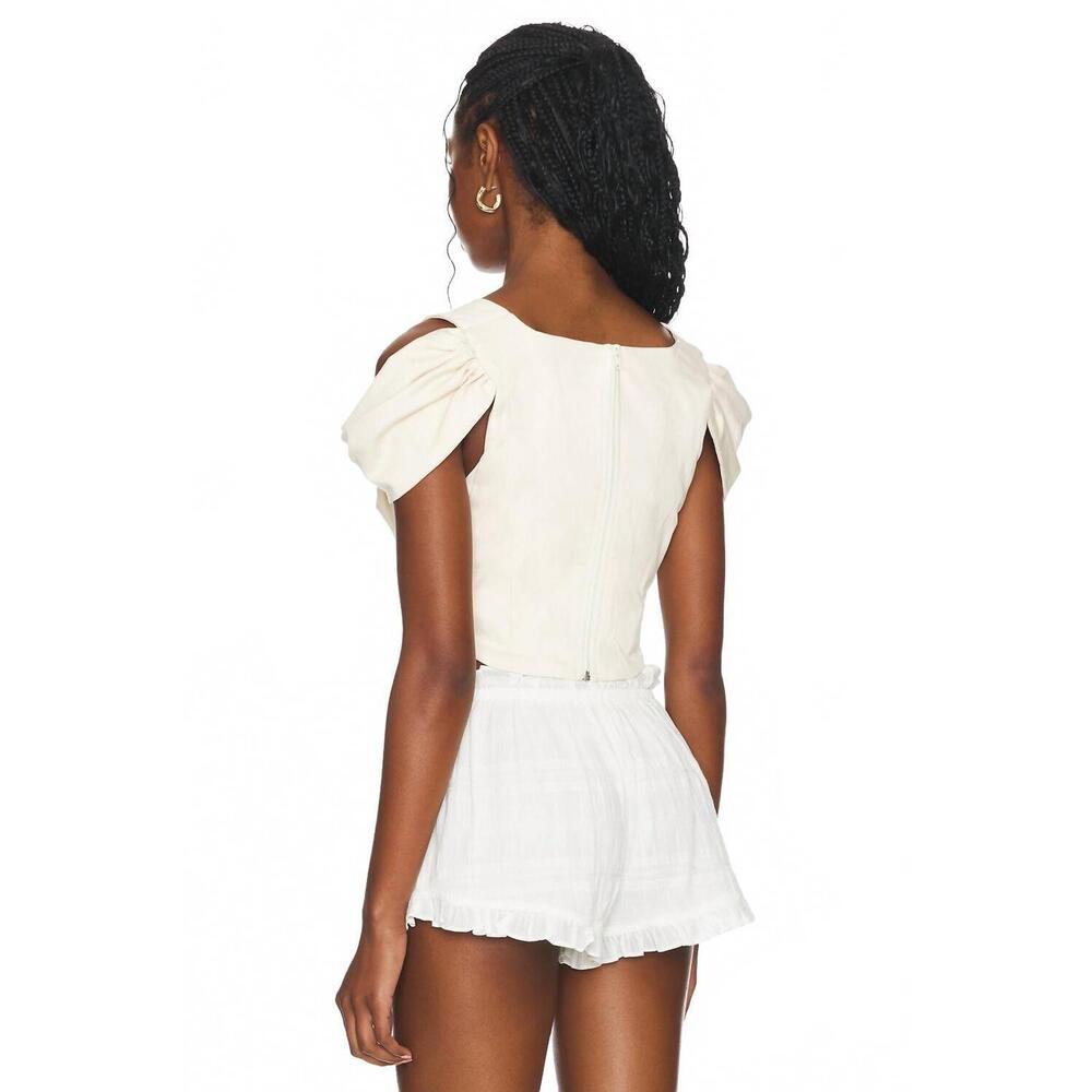 NEW LOBA amira corset top in beige - Picture 3 of 4